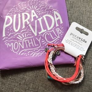 Pura Vida June Monthly Club Bracelet Pack of 4